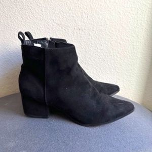 Simple Black Booties